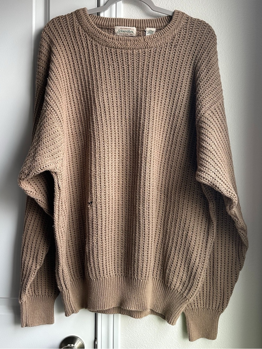 Vintage 90s St. John’s Bay Tan Sweater